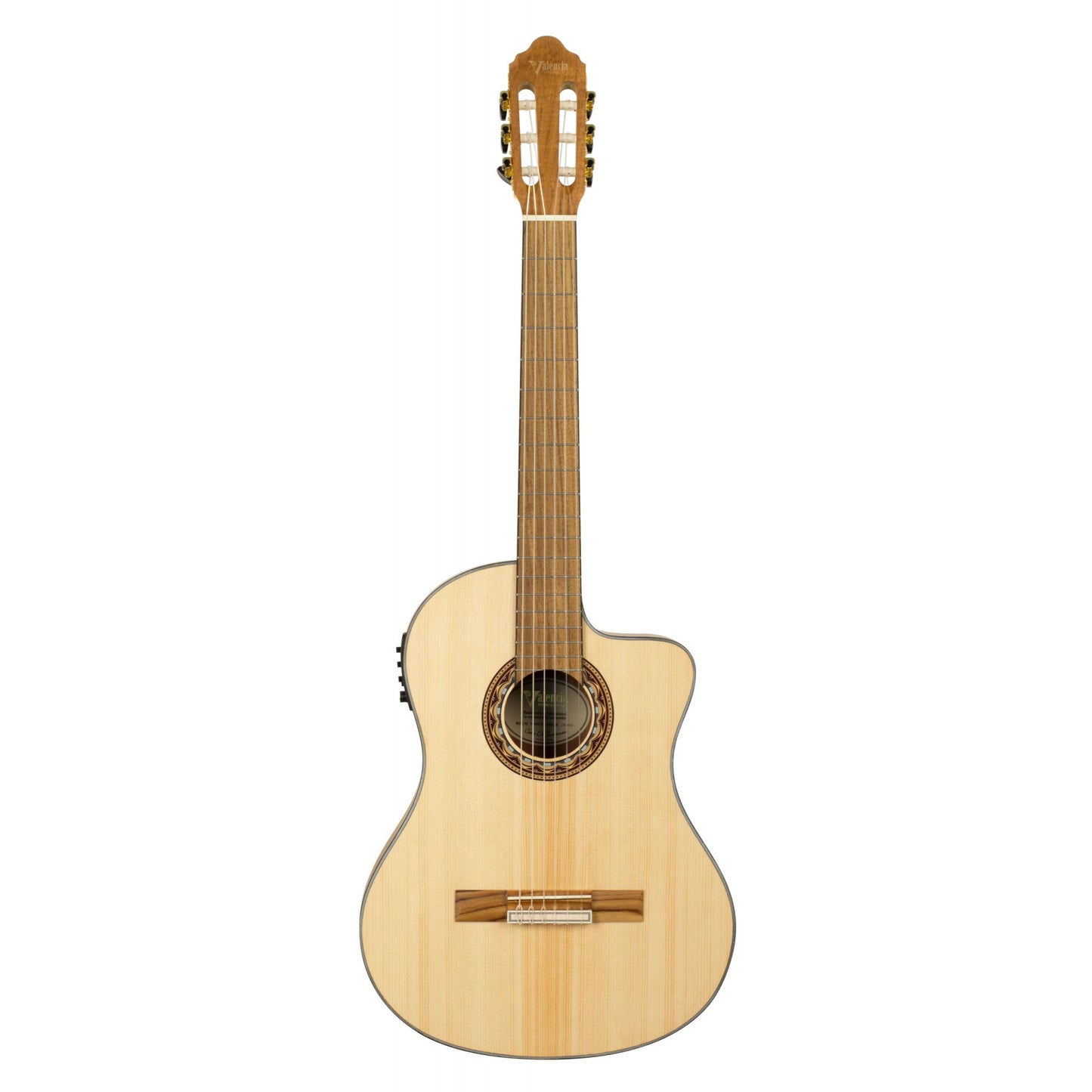 Valencia VC304CE Classical Guitar w/Cutaway & Pickup