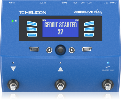 TC Helicon Voicelive Play Vocal Effects Pedal