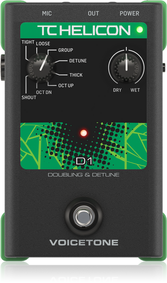 TC Helicon Voicetone D1 Vocal Doubling Pedal