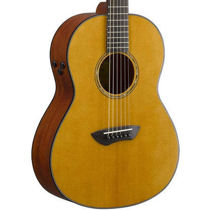 Yamaha CSF-TA-VN Transacoustic Parlour Guitar - Vintage Natural