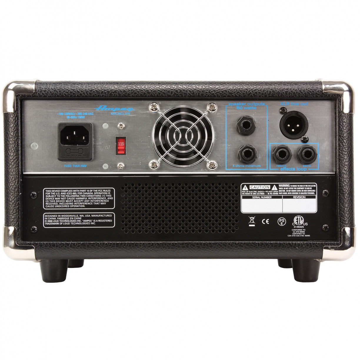 Ampeg Micro VR Bass Amplifier Head