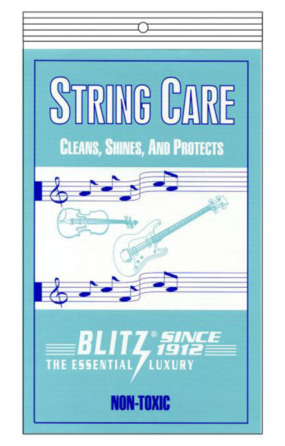 Blitz Guitar String Care - Cloth Cleaning Pack