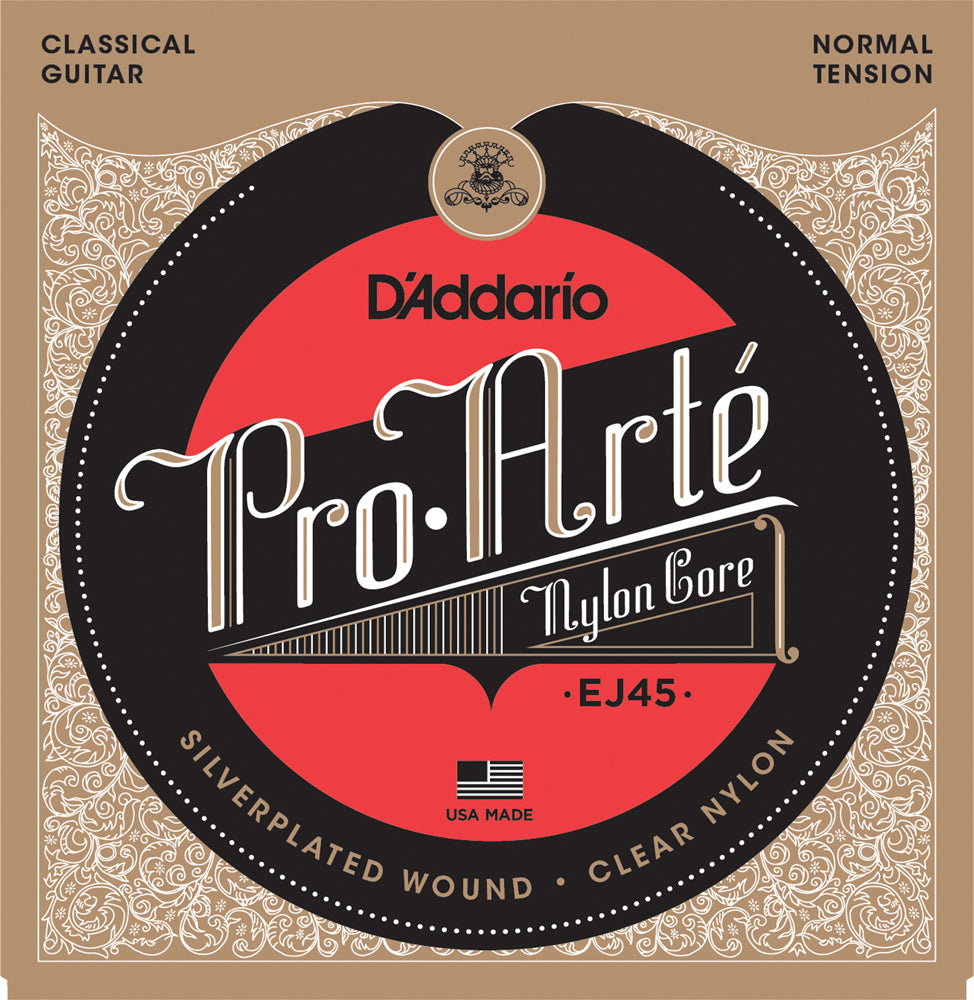 D'Addario  EJ45 Pro Arte Classical Nylon Core - Normal Tension