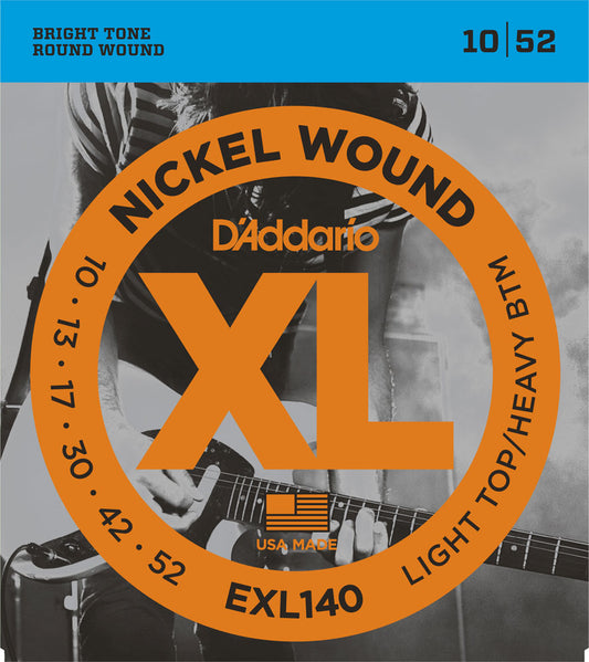 D'Addario Electric XL Nickel Wound EXL140 - 10-52 Light/Heavy