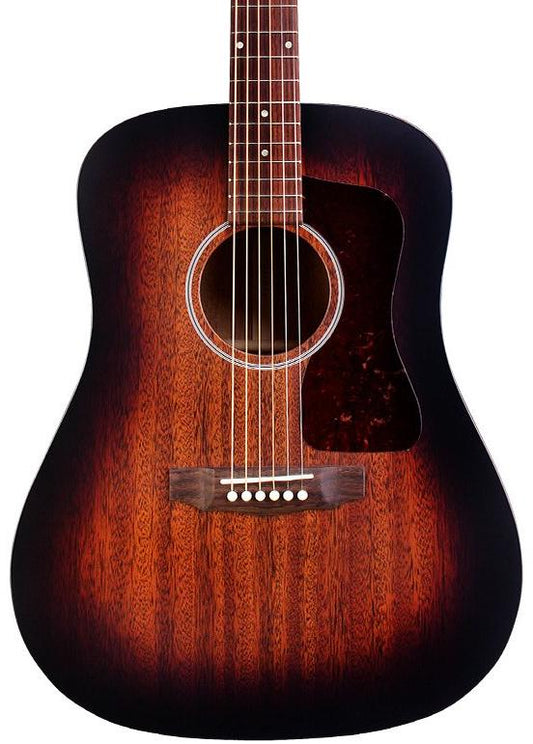 GUILD USA D-20 DREADNOUGHT - ALL MAHOGANY VINTAGE SUNBURST