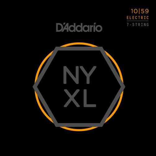 D'Addario Electric NYXL Nickel Wound - 10-59 7-String Light