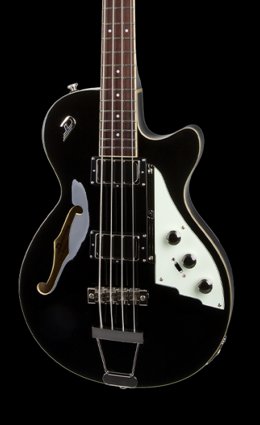 DUESENBERG STARPLAYER BASS - BLACK IN FORM FIT CUSTOM CASE