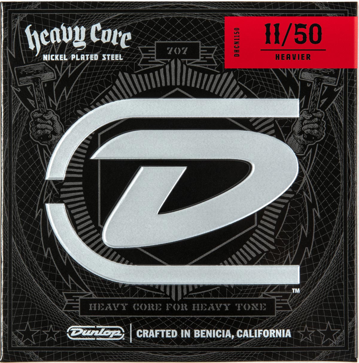 Dunlop Heavy Core Electric Strings - 11-50 Heavier