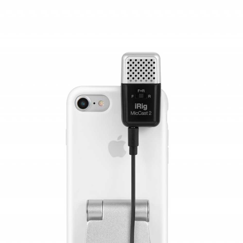 IK Multimedia iRig Mic Cast 2 - Compact Voice Microphone