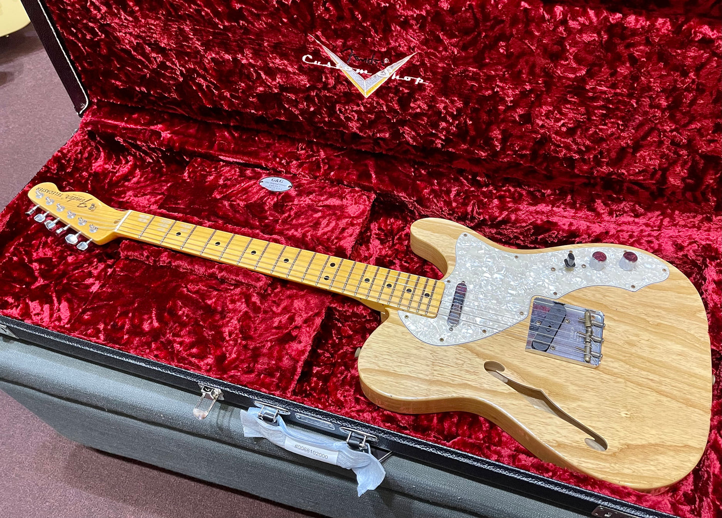 Fender Custom Shop ‘Bad Brothers’ '69 Telecaster Thinline ‘New Old Stock’ - Natural