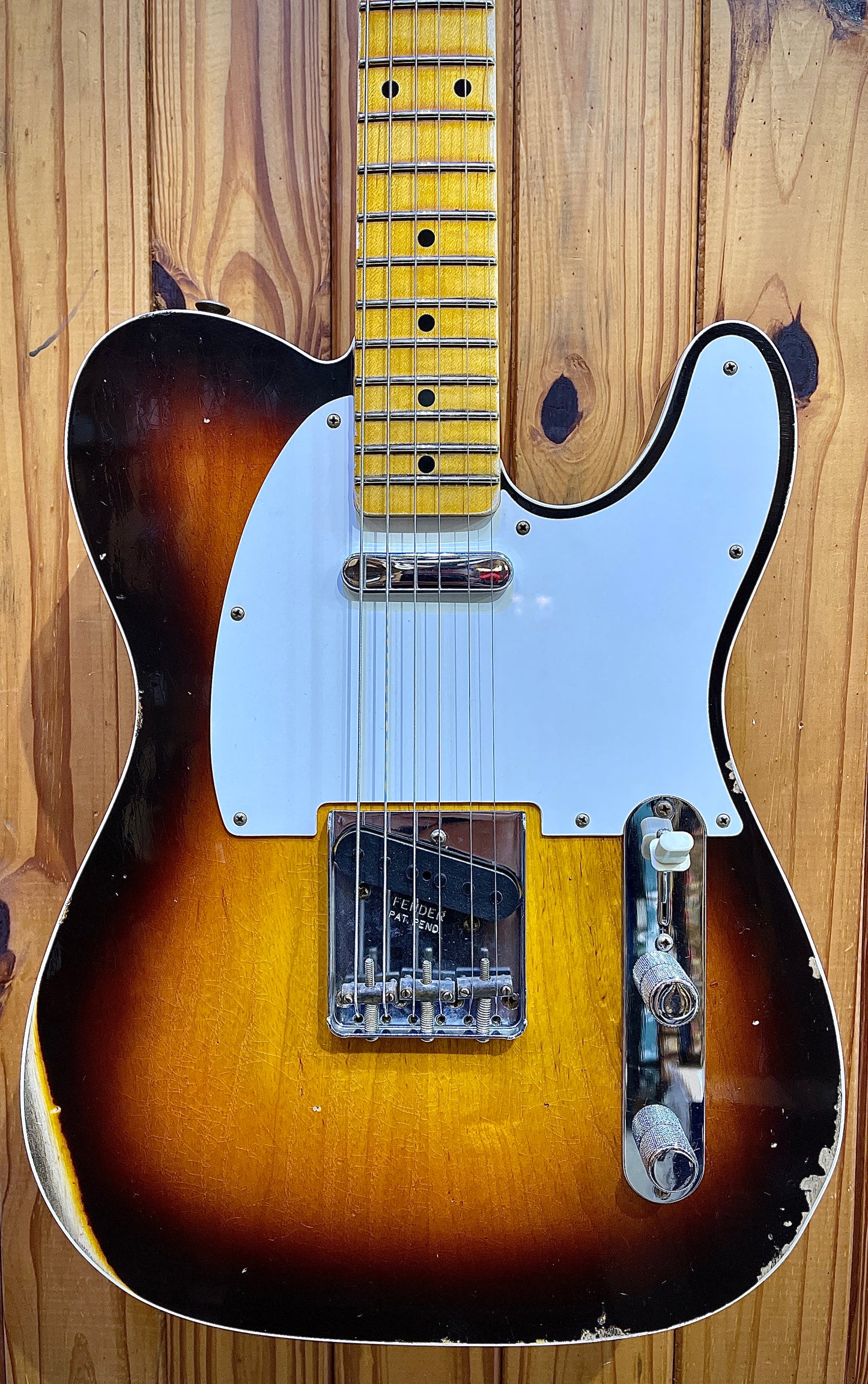 Fender Custom Shop '59 Telecaster Custom - Reliced - Wide-Fade Chocolate 3-Colour Sunburst