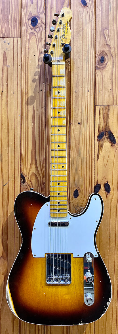 Fender Custom Shop '59 Telecaster Custom - Reliced - Wide-Fade Chocolate 3-Colour Sunburst