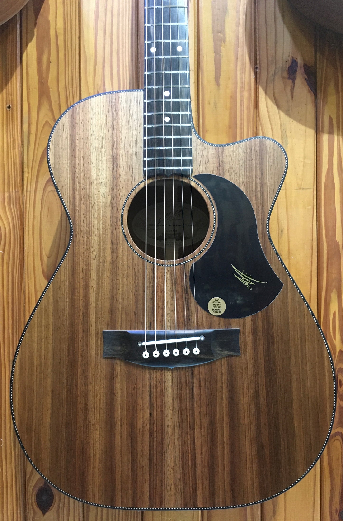 Maton EBW808C Blackwood Acoustic with Hard Case