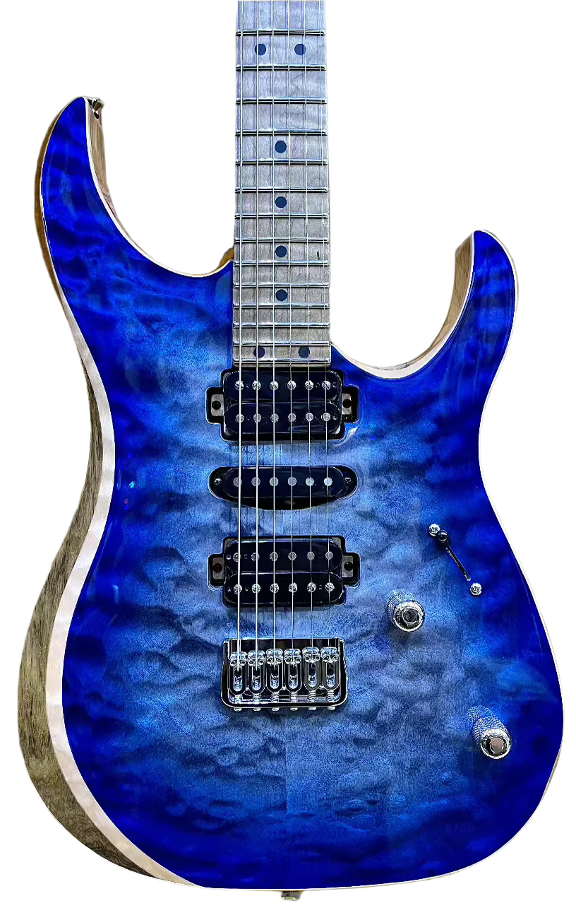 LSL Instruments XT4 Deluxe - Trans Blue Burst - 'Boracay'