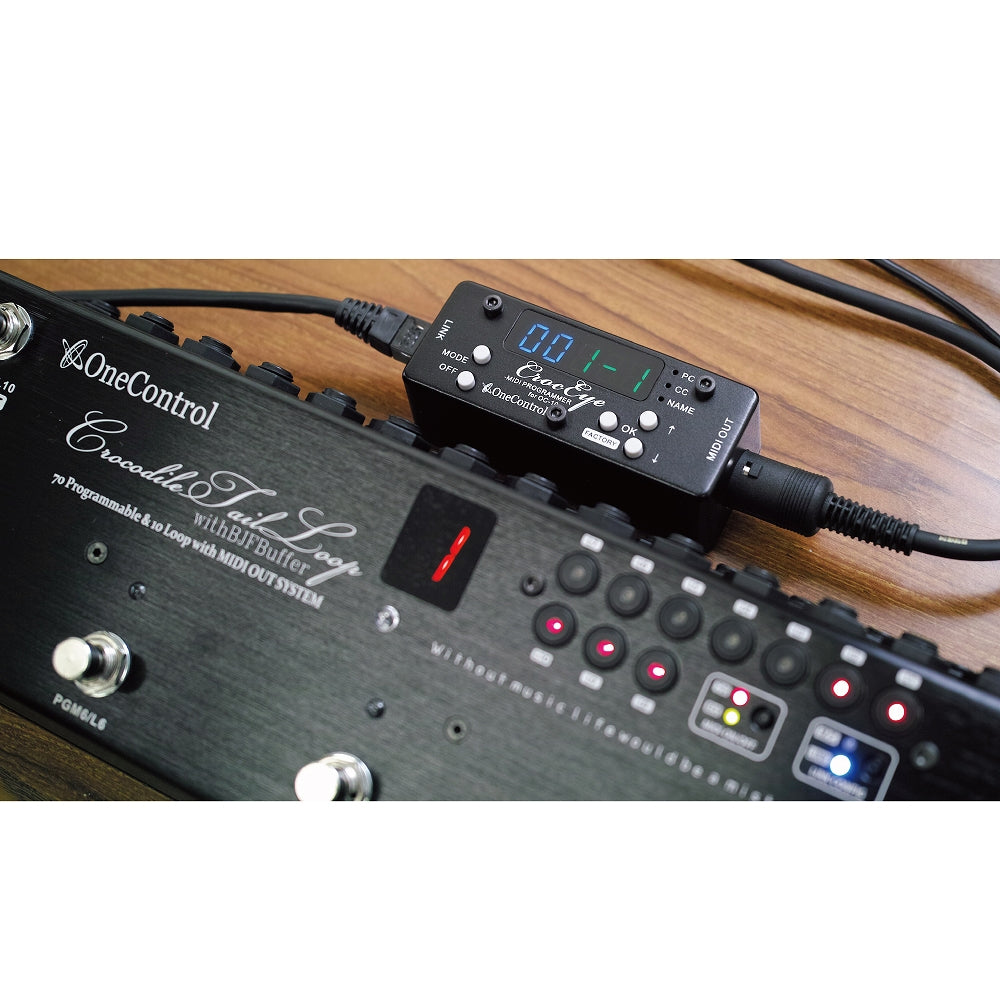 ONE CONTROL CROC EYE MIDI PROGRAMMER FOR CROCODILE TAIL LOOP