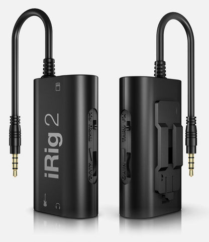 IK Multimedia iRig 2 - Guitar/Bass Interface iOS & Android