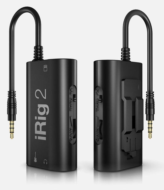 IK Multimedia iRig 2 - Guitar/Bass Interface iOS & Android