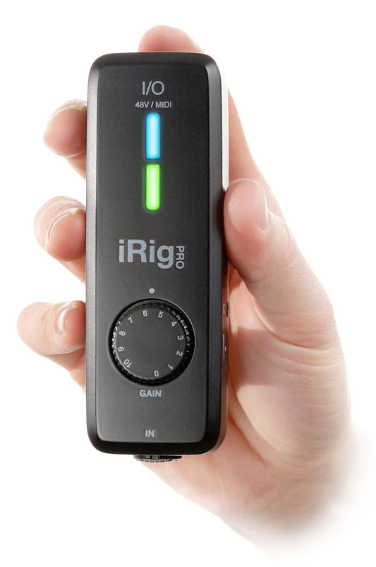 IK MULTIMEDIA iRIG PRO I/O - PORTABLE AUDIO/MIDI INTERFACE FOR iOS/USB