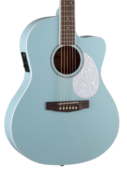 Cort Jade Classic Sky Blue Open Pore Acoustic Guitar