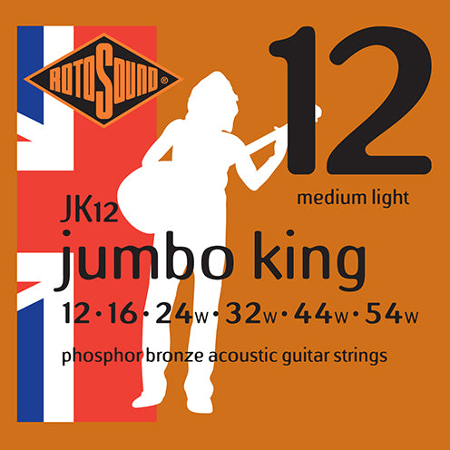 Rotosound JK12 Jumbo King Acoustic Guitar Strings - 12-54