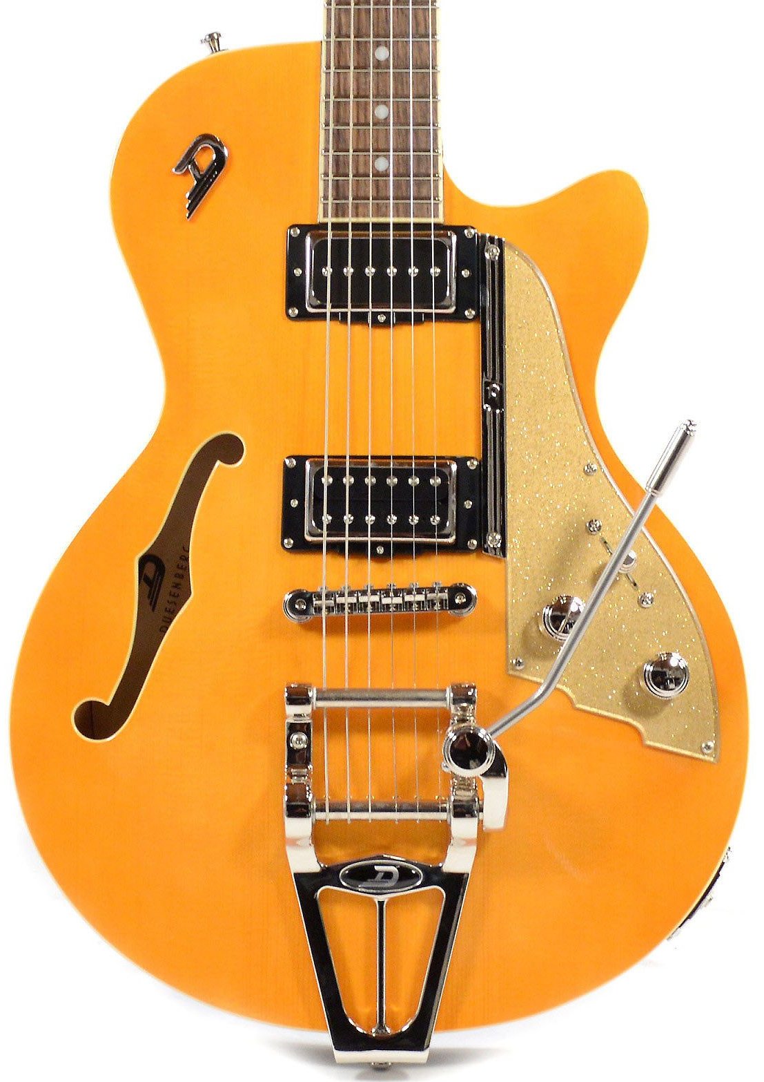 DUESENBERG STARPLAYER TV - TRANS ORANGE IN FORMFIT CUSTOM CASE