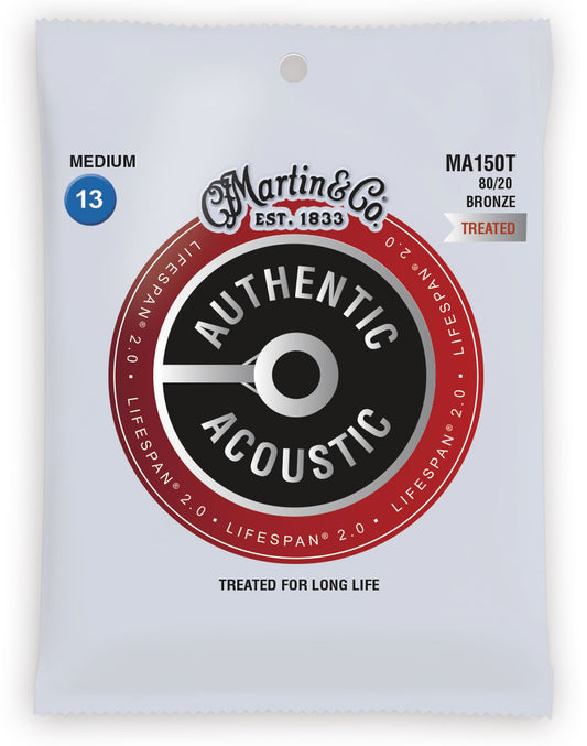 Martin Authentic Acoustic 80/20 Treated - Medium 13-56