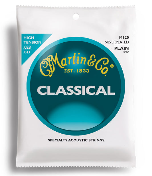 Martin Classical Silverplated Plain End M120 - High Tension