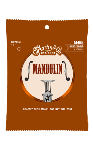 Martin & Co M465 Mandolin Strings - Retro Monel Wound 11-40