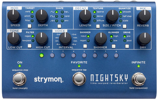 STRYMON NIGHTSKY TIME-WARPED REVERBERATOR