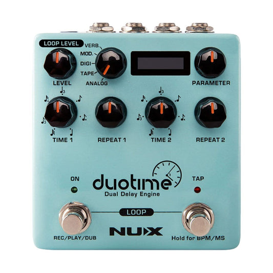 NU-X Dual Delay Engine Duotime Effect Pedal