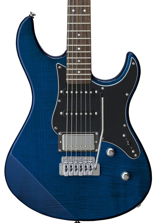 YAMAHA PACIFICA - 612VII TRANS BLUE FLAMED MAPLE