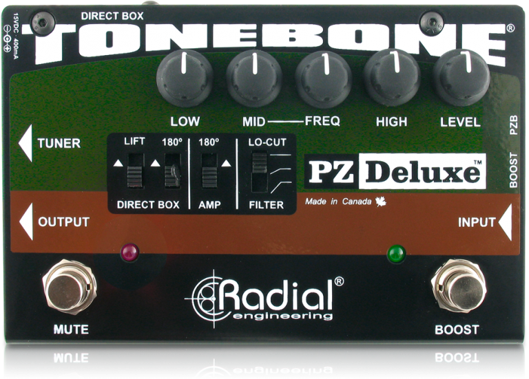 Radial Tonebone PZ-Deluxe Acoustic Instrument Preamp