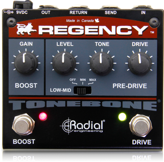 Radial Tonebone Regency - Overdrive and Boost Pedal
