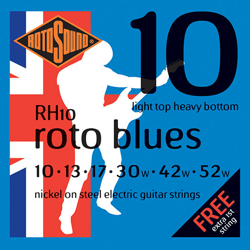 Rotosound RH10 Roto Blues Electric Guitar Strings - 10-52