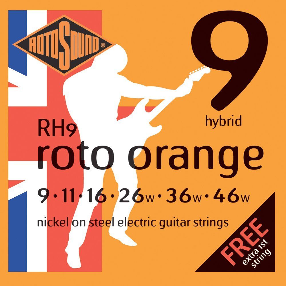 Rotosound RH9 Roto Oranges Electric Guitar Strings - 9-46