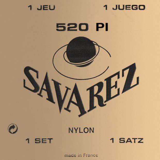 Savarez Classical -Plastic Wound Trebles 520P1 - Hard Tension