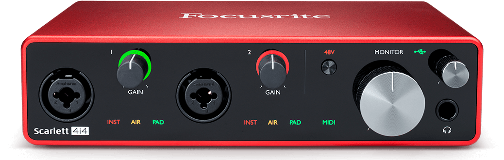 Focusrite Scarlett 4i4 (3rd Gen) USB Audio Interface