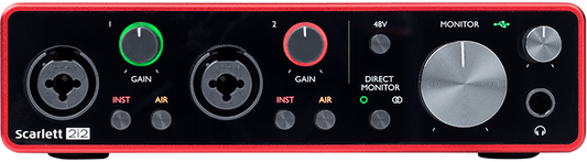Focusrite Scarlett 2i2 (3rd Gen) USB Audio Interface