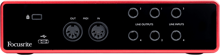 Focusrite Scarlett 4i4 (3rd Gen) USB Audio Interface