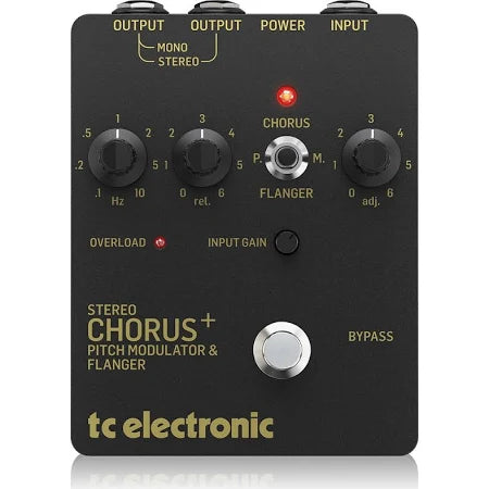 TC Electronic SCF Gold Chorus + Flanger Pedal