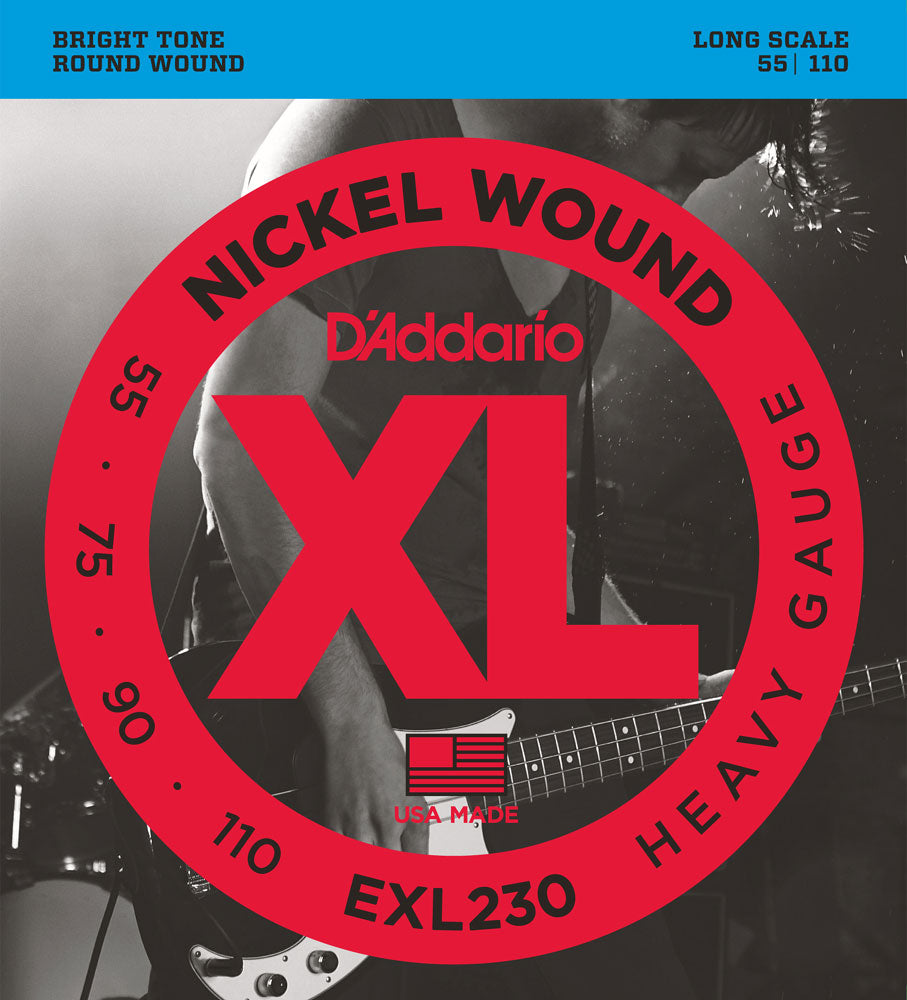 D'Addario Bass Nickel Wound EXL230 - 55-110 Heavy