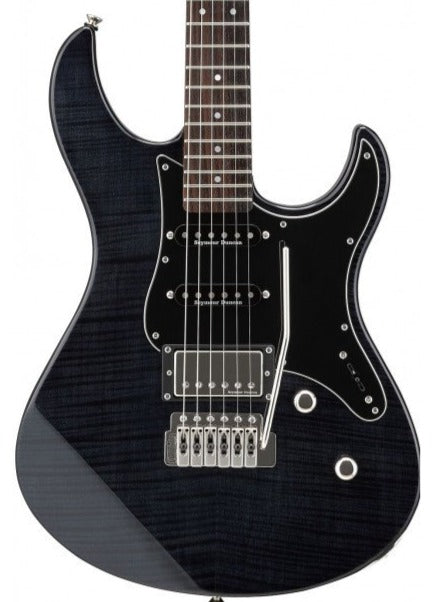 Yamaha Pacifica PAC612VIIFM Flame Top - Translucent Black