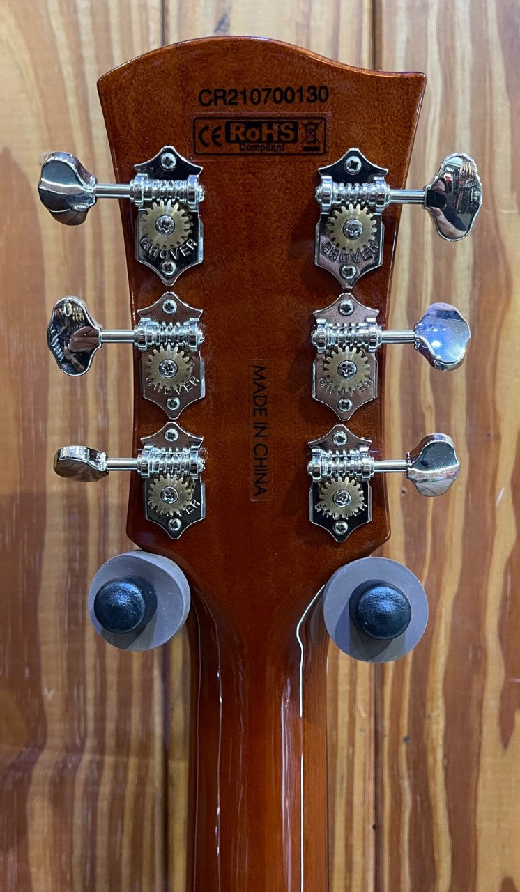 B&G Step Sister Cutaway - Humbuckers - Quilted Maple - Wolf Burst