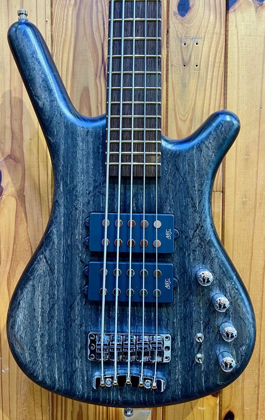 Warwick Teambuilt Pro Corvette $$ 5-String Bass Nirvana Black Transparent Satin