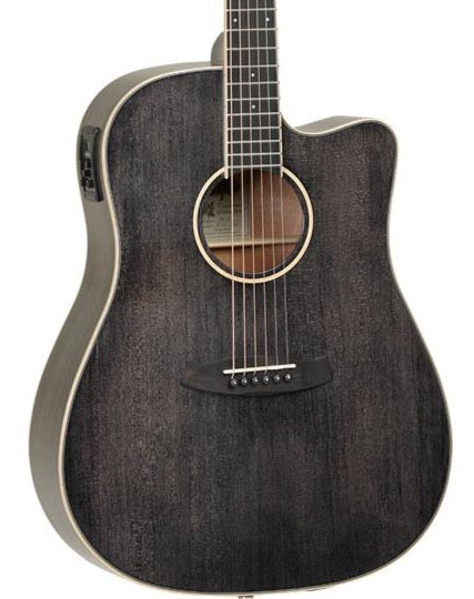 TANGLEWOOD TW5BS WINTERLEAF DREADNOUGHT C/E BLACK SHADOW GLOSS