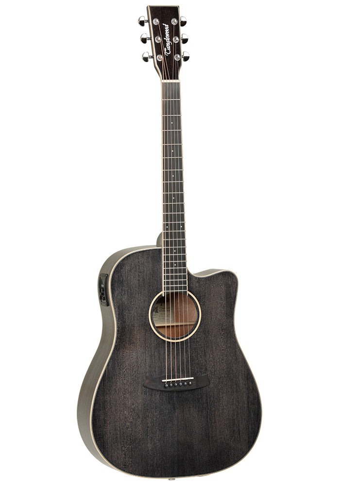 Tanglewood TW5 Winterleaf Dreadnought Black Shadow Gloss