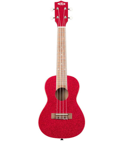 Kala Concert Sparkle Ukulele - Ritzy Red