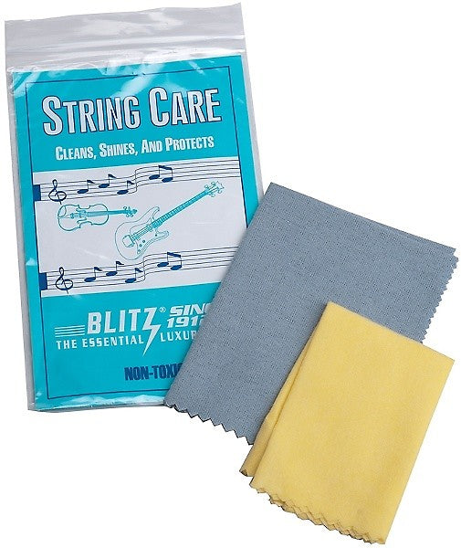Blitz Guitar String Care - Cloth Cleaning Pack